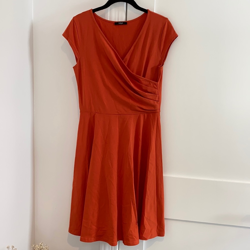 wrap style summer dress